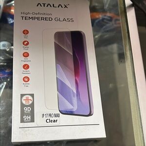 Clear Tempered Glass Screen Protector for iPhone 17 Pro Max